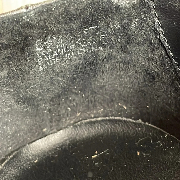 Aerosoles Black Leather Wedge Heel Slip On Loafers 8.5M - Picture 7 of 16